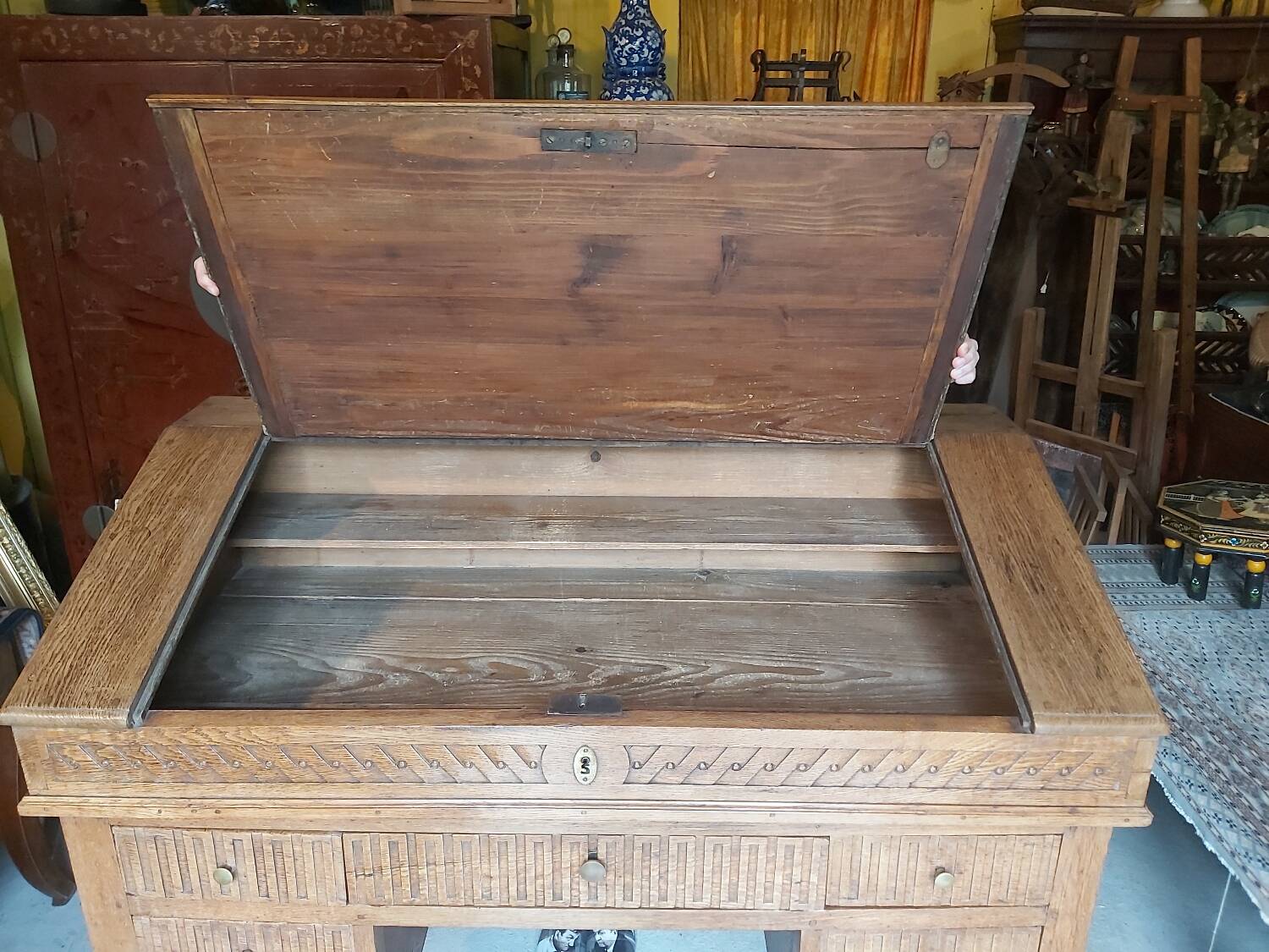 Desk, work furniture