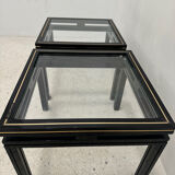 Pair of Pierre Vandel side tables, Paris, 1970s