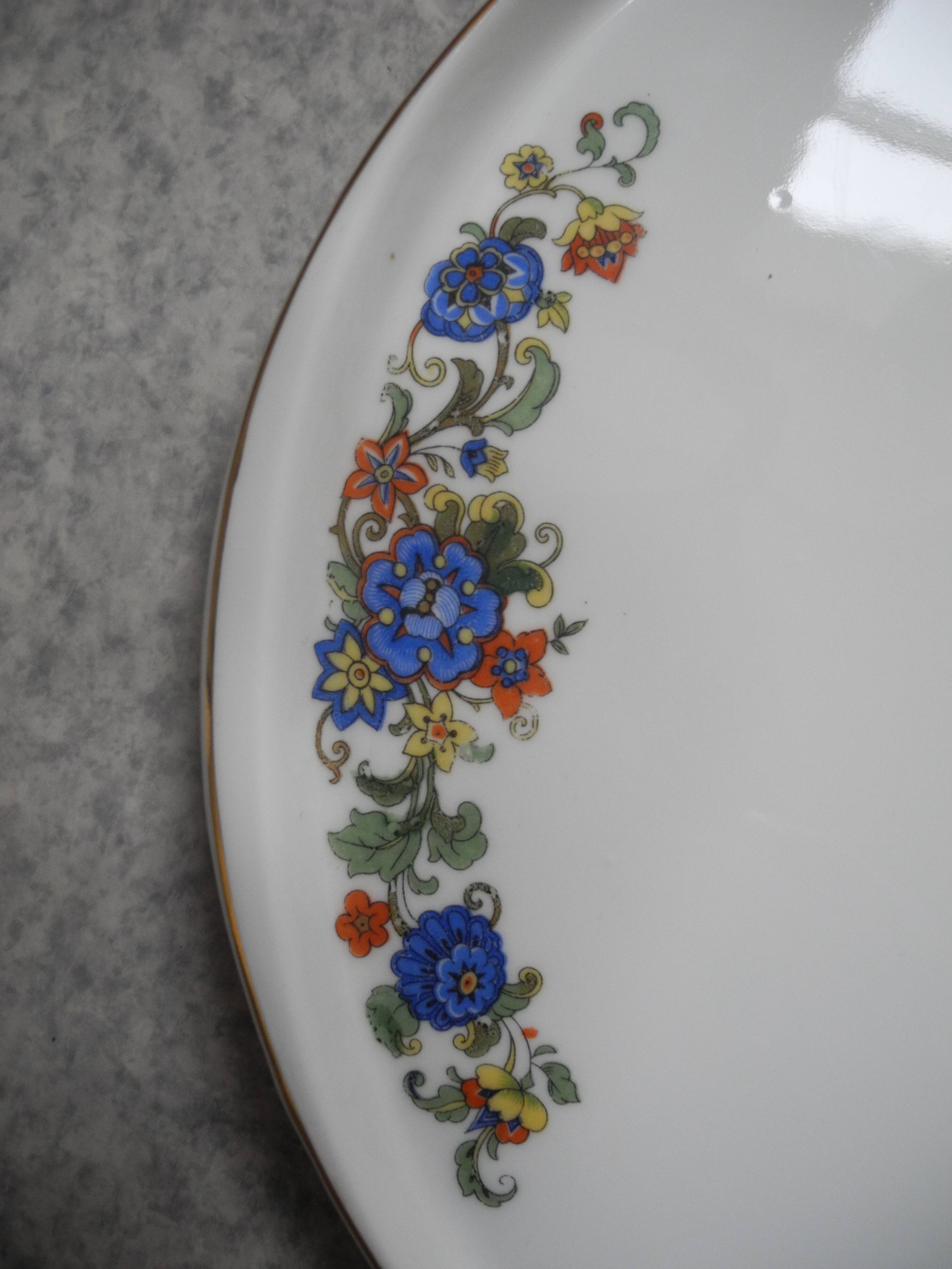 large antique porcelain dish art table antique porcelain dish