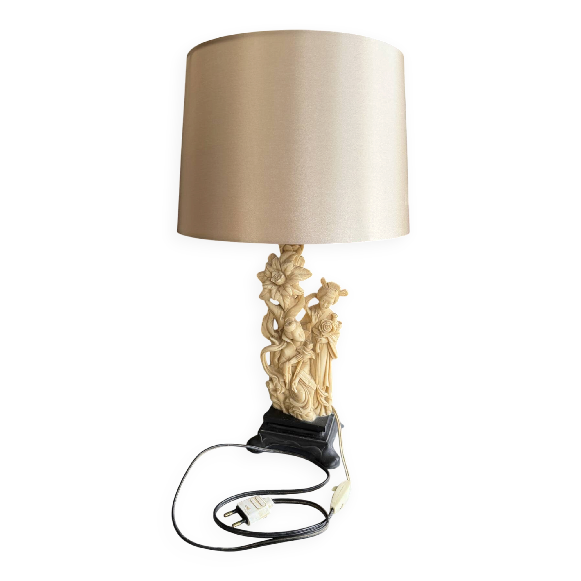 Asian resin lamp