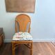 Set of 4 rattan chairs