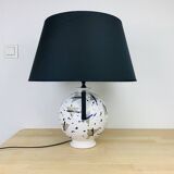 80s postmodern ceramic lamp