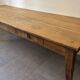 Authentic vintage farmhouse table from the 1950s in solid oak.