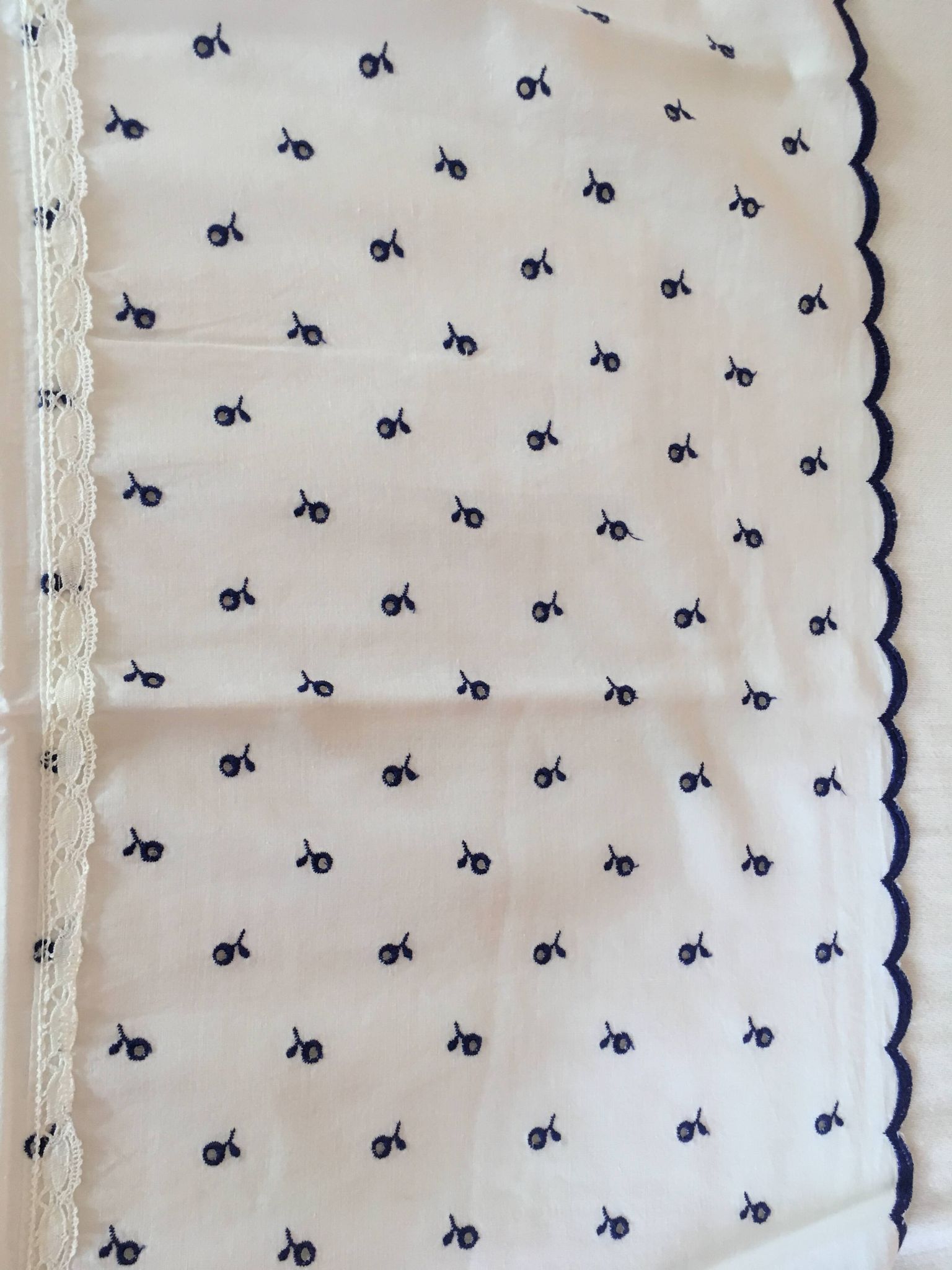 Vintage baby sheet.