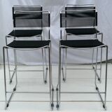 Set of 4 Spagheti model stools by Giandomenico Belotti, year 1970