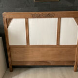 Upholstered Art Deco headboard