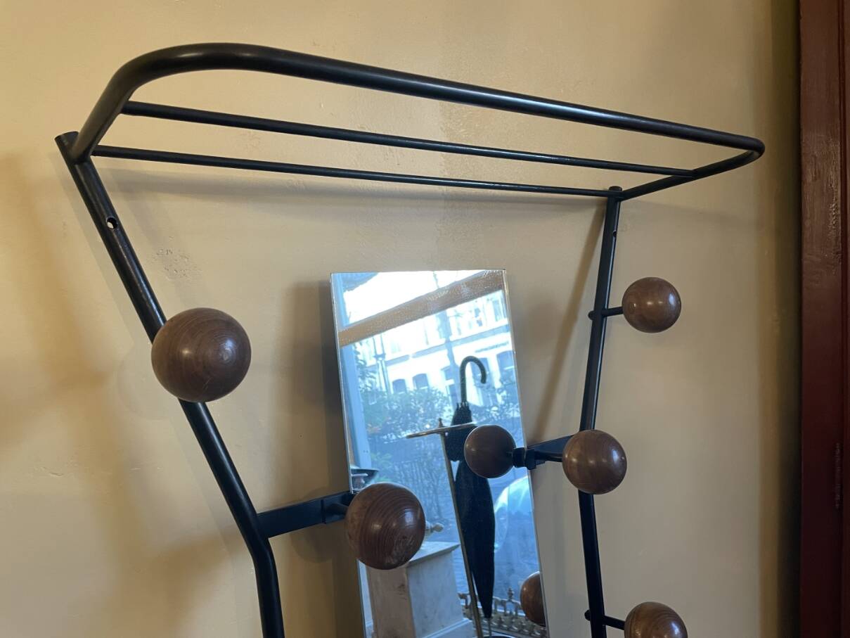 Wall coat rack Coat rack Design Roger Ferraud Vintage