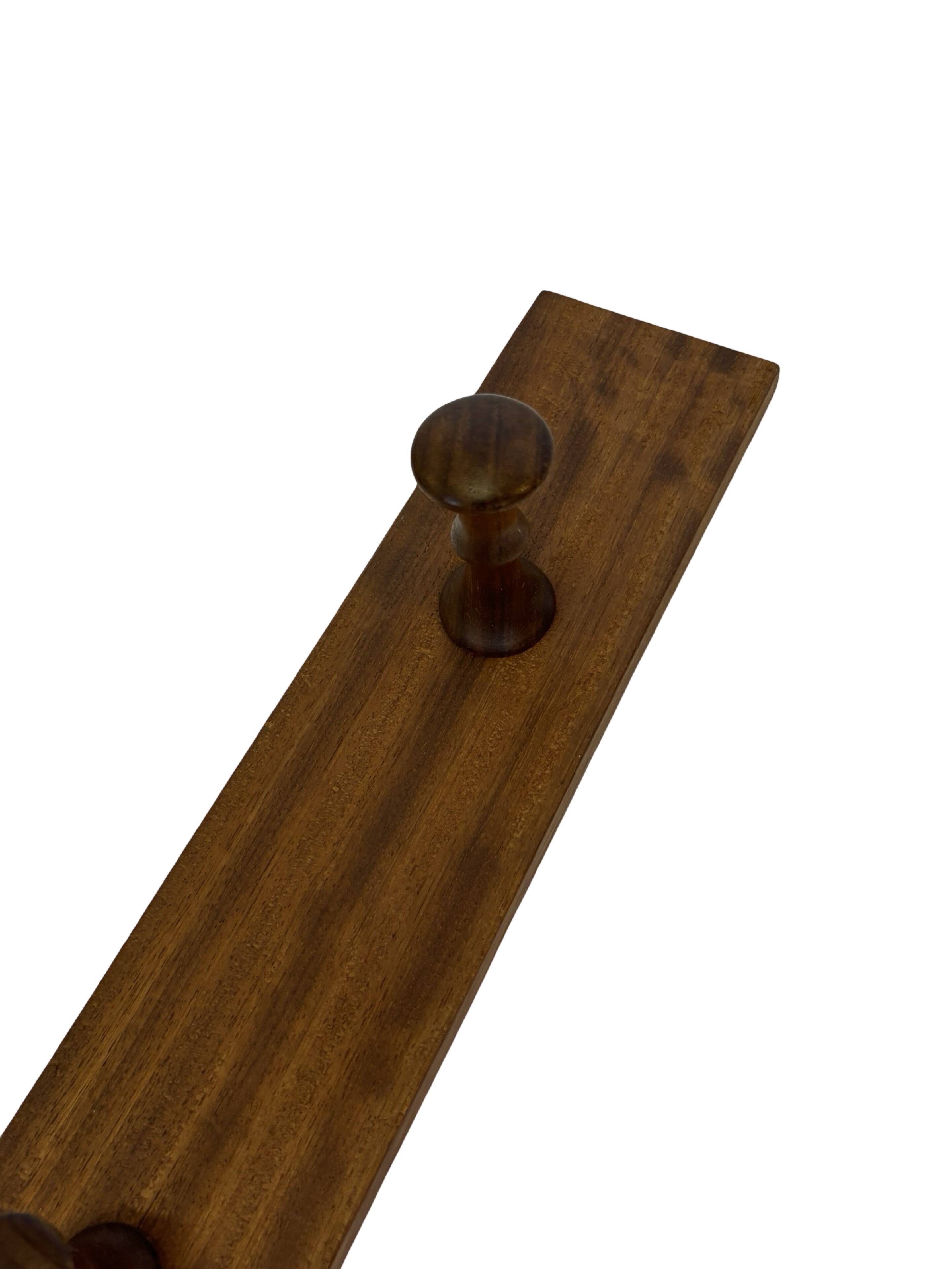 Vintage Danish Wall Coat Racks - Set of 2 in Teak Danish Design