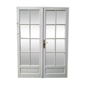 Double portes vitrées