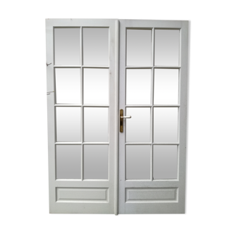 Double glass doors