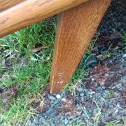Commode vintage pieds compas