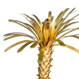 Brass palm tree floor lamp