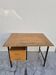 Vintage modernist design oak desk 1950s