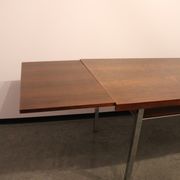 Table à manger extensible en bois de rose par Alfred Hendrickx, Belgique années 1950