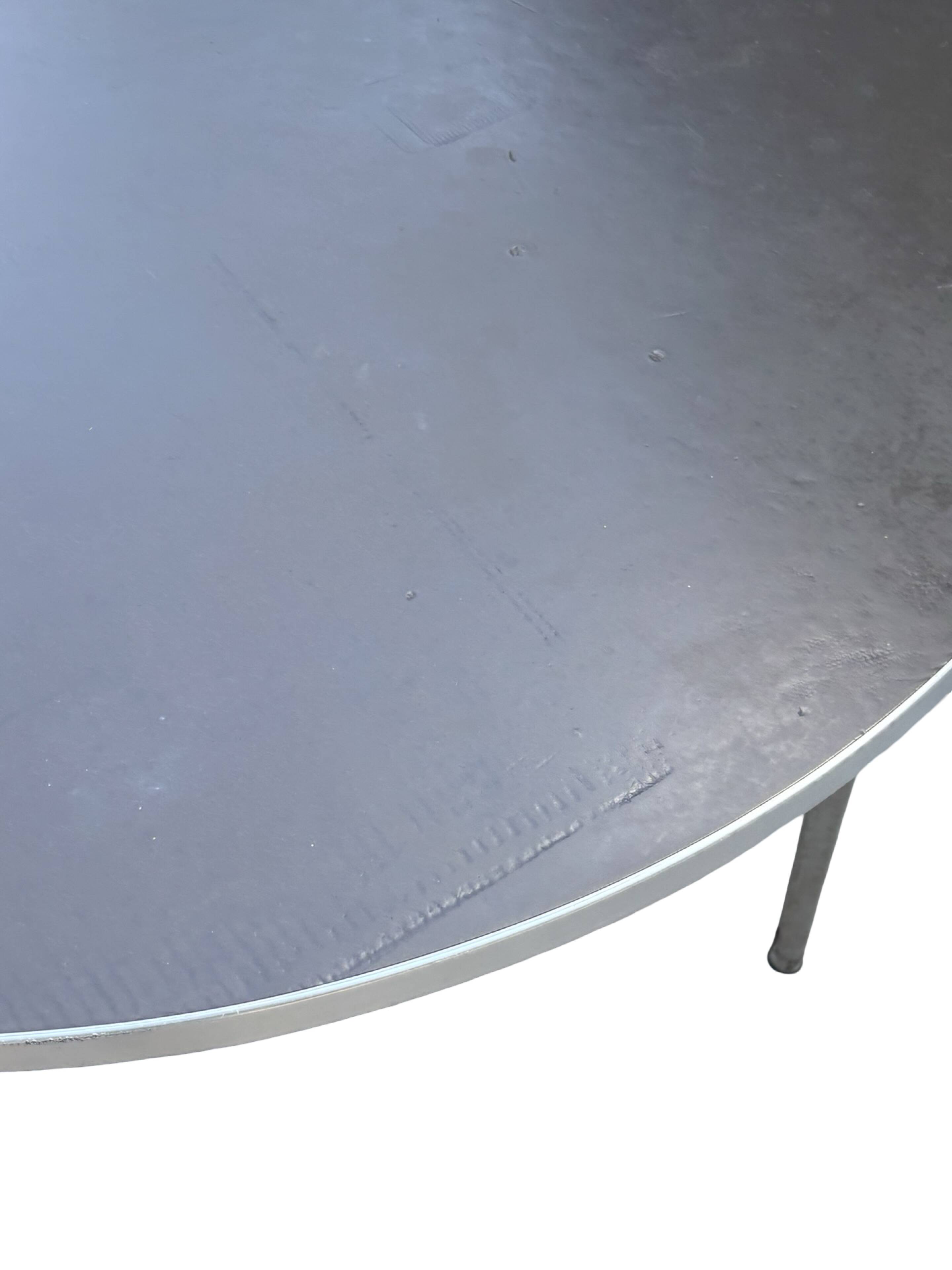 Friso Kramer Reform table round with linoleum top 1960