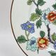 6 porcelain plates from Paris for Tiffany & Co, bird and peonies.