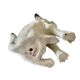 DESVRES earthenware dog with sulphide eyes, 1950