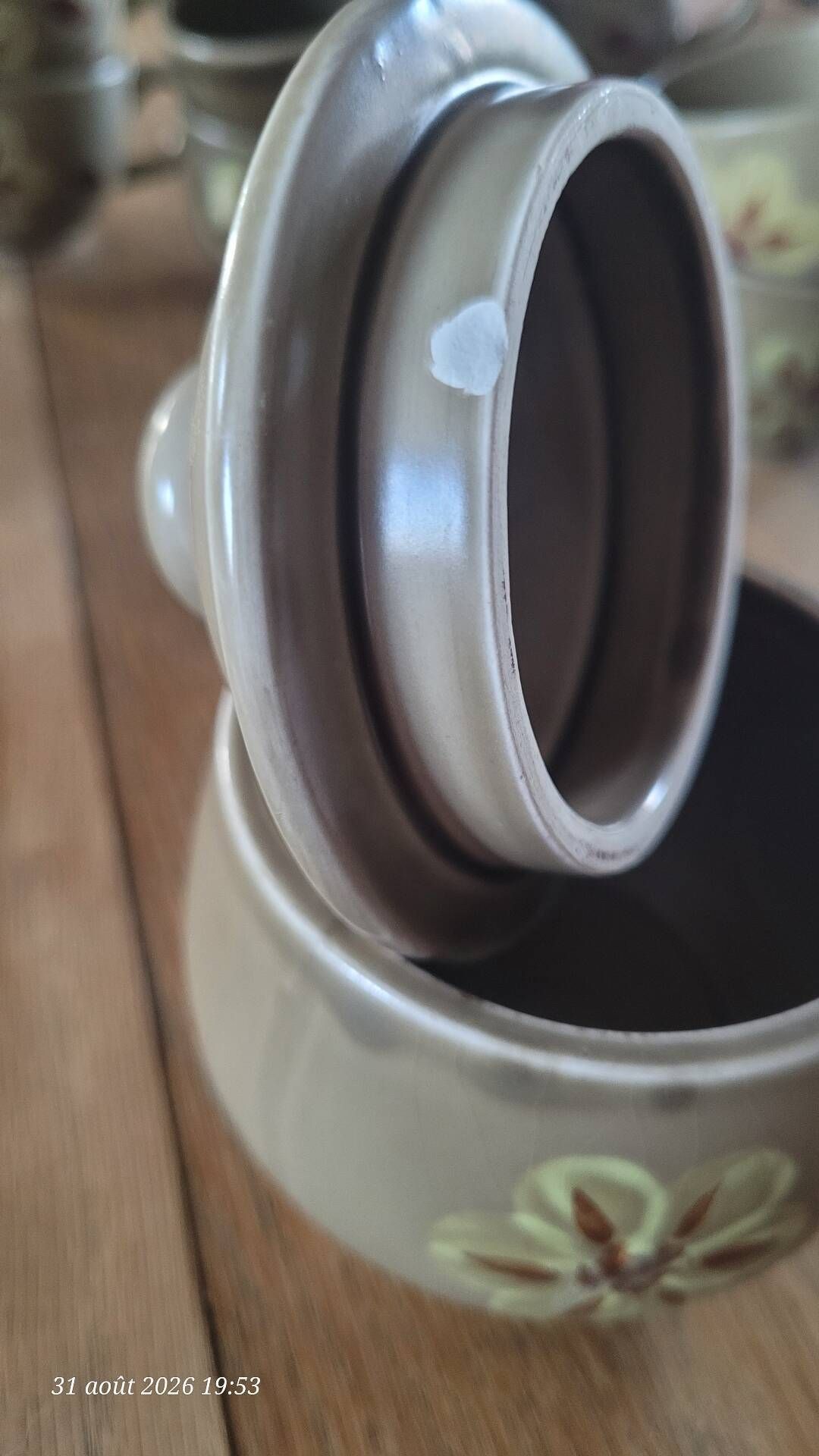 Coffee service in stoneware from the Revernay art workshops - France