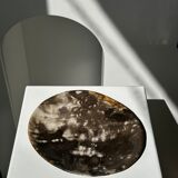 Dish in petrified wood