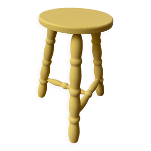 Tabouret haut en bois