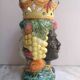 vase en céramique en forme de têtes de Maure siciliennes