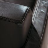Visalia leather armchair by Coalesse