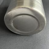 Vase in brushed aluminum