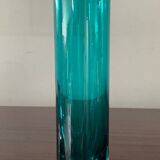Trio of vintage glass paste vases