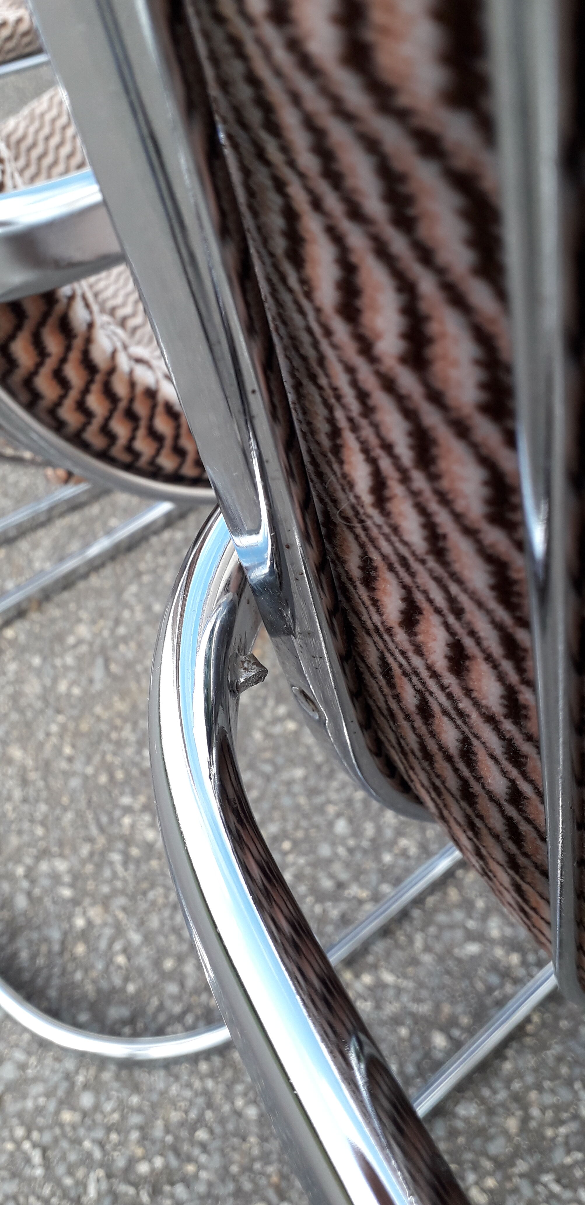 Lot of 6 armchairs published by Cidue, Italy 70s