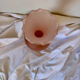 Opaline glass vase