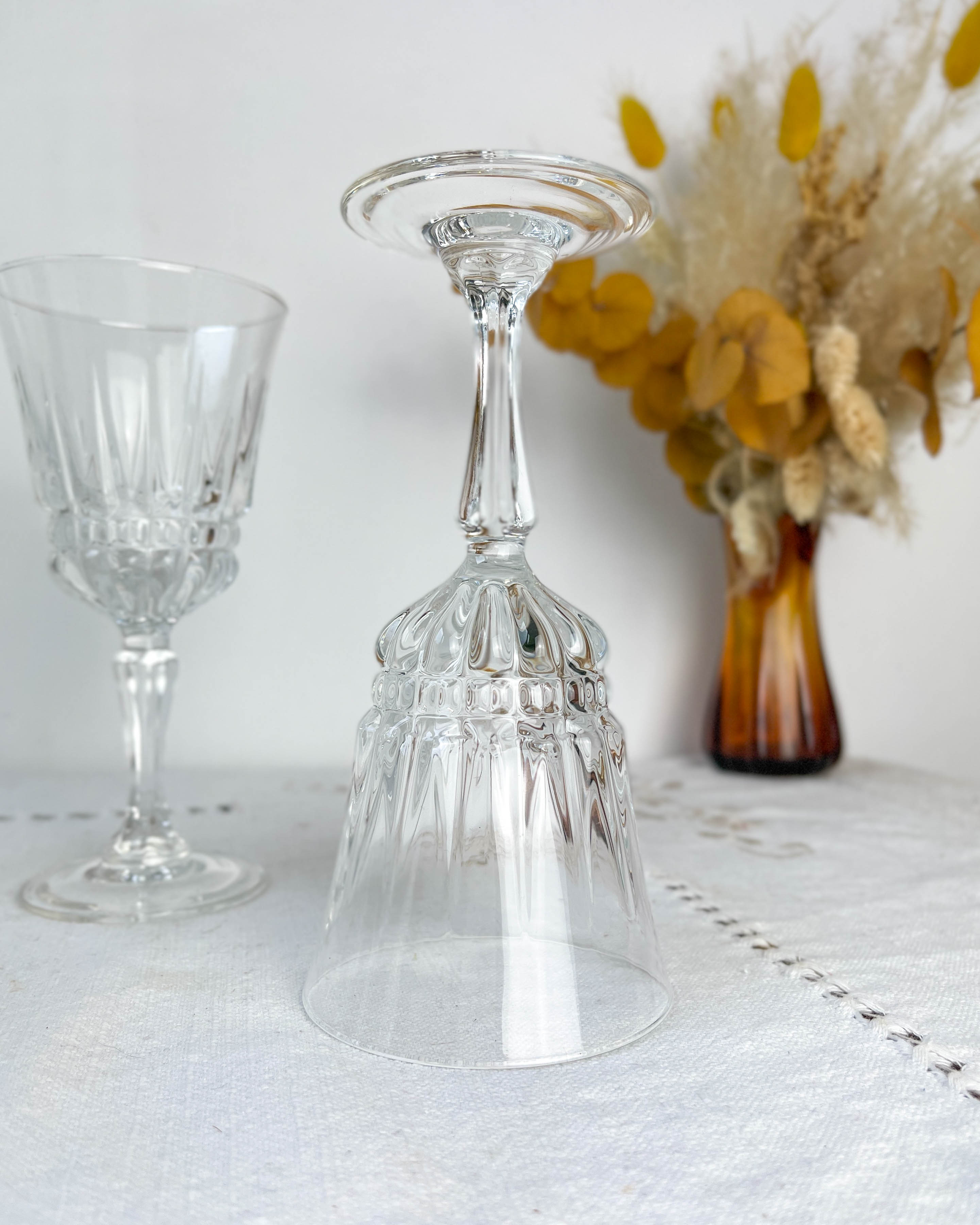6 verres à eau en cristal Luminarc