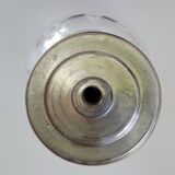 Series of eight crystal wine glasses with tin foot 95° 350 ml