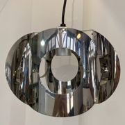 space age chrome metal suspension
