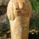 Stone sculpture - African head - Gabon