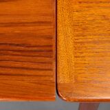 Table à manger extensible en teck danois, années 1960