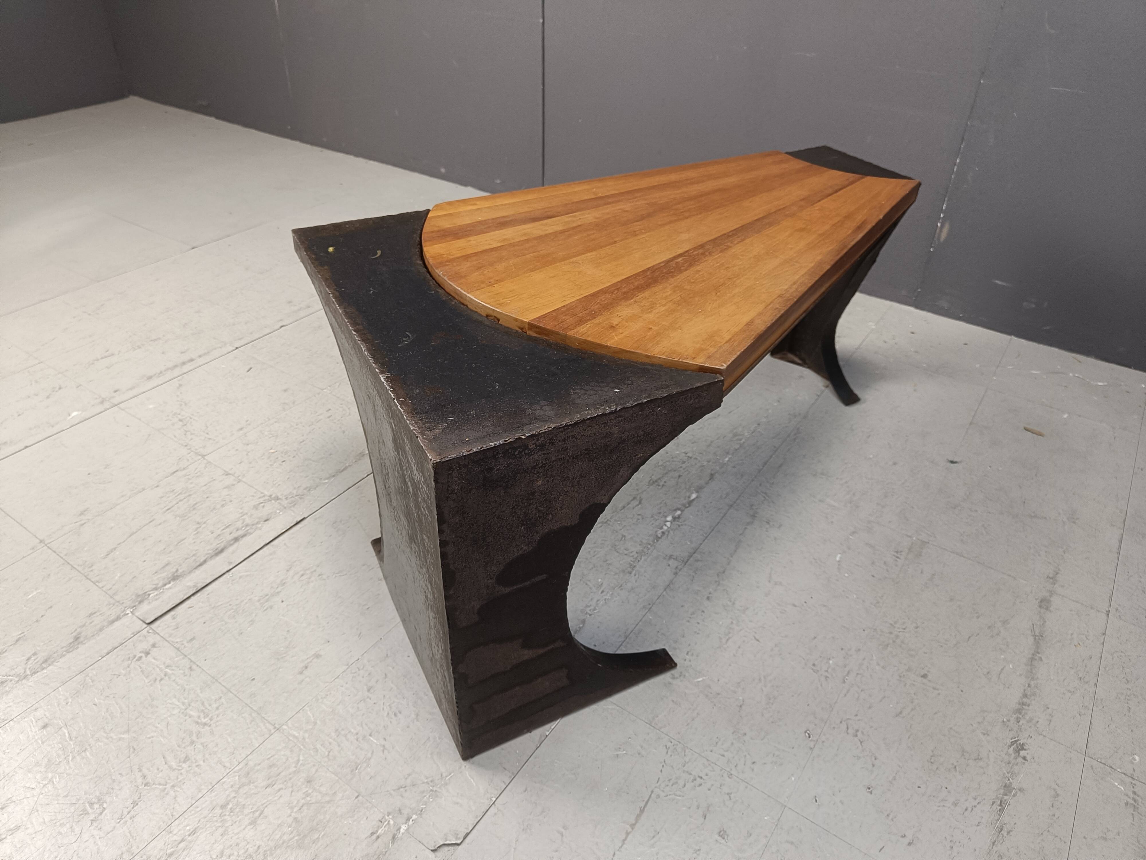 Brutalist coffee table, 1970s