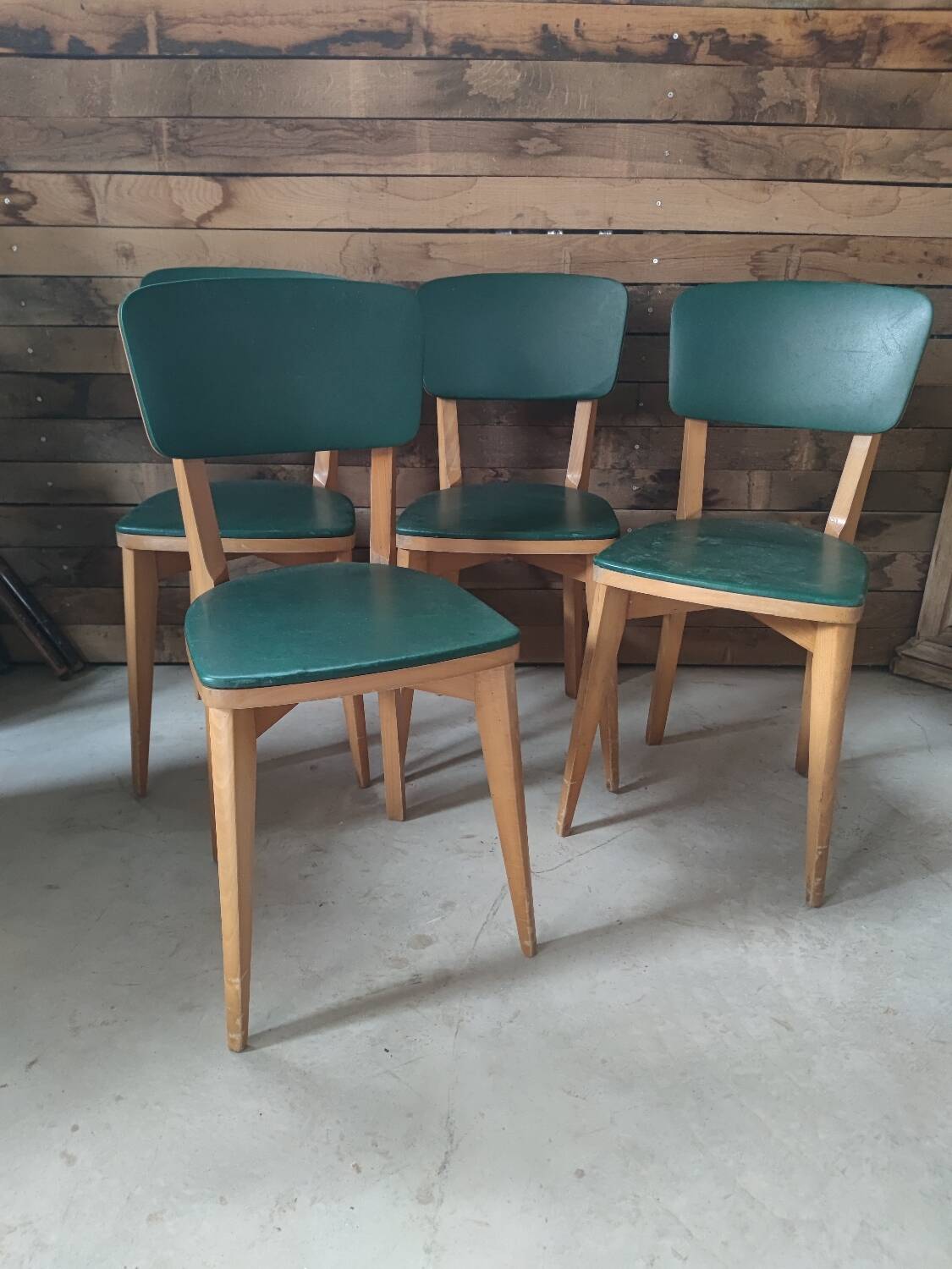 Set of 4 50s chairs