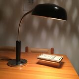 Black with chrome metal lamp, 60s