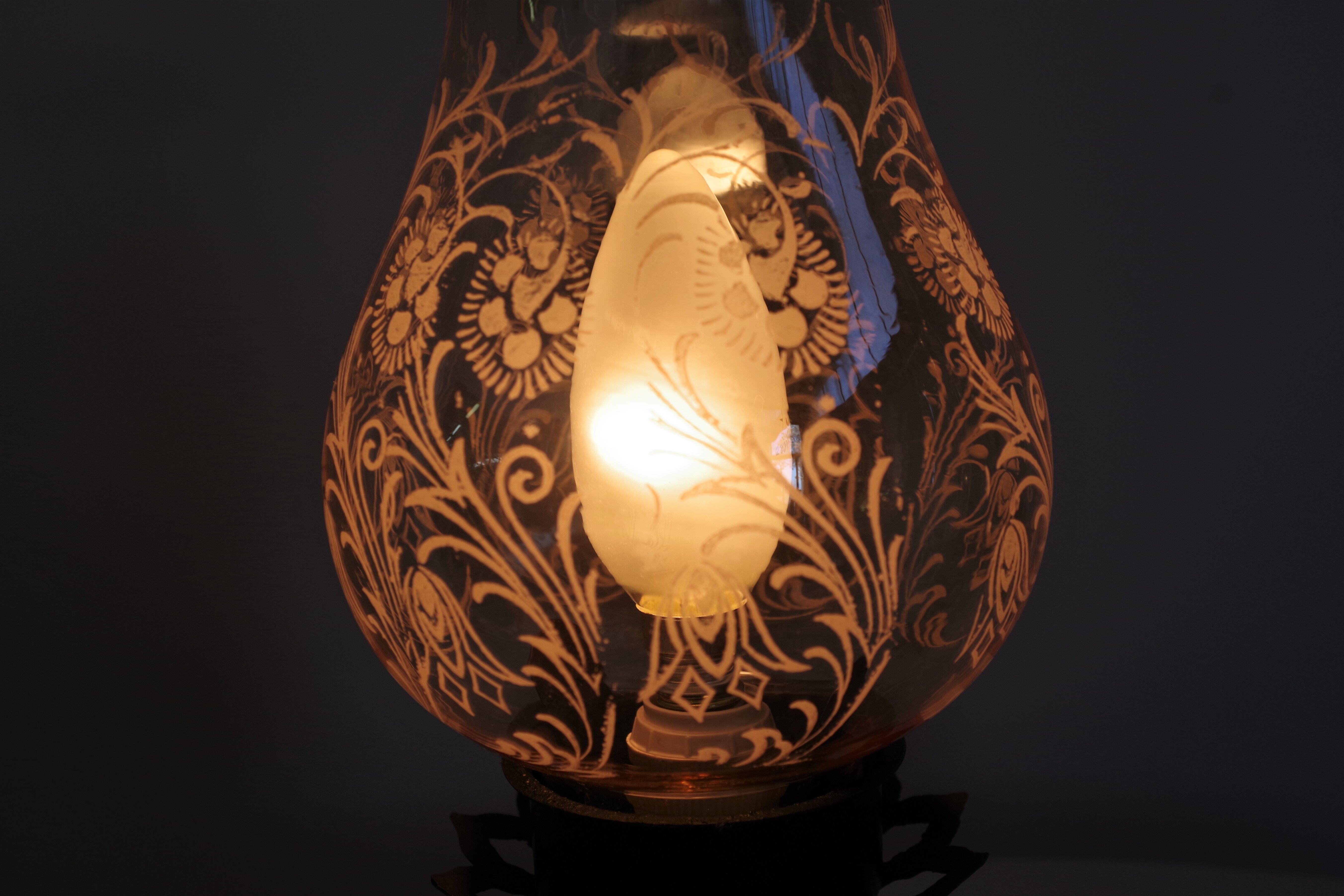 Capodimonte table lamps, 1950s, set of 2