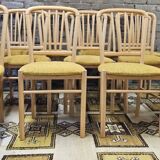 Set of 12 80s bistro chairs