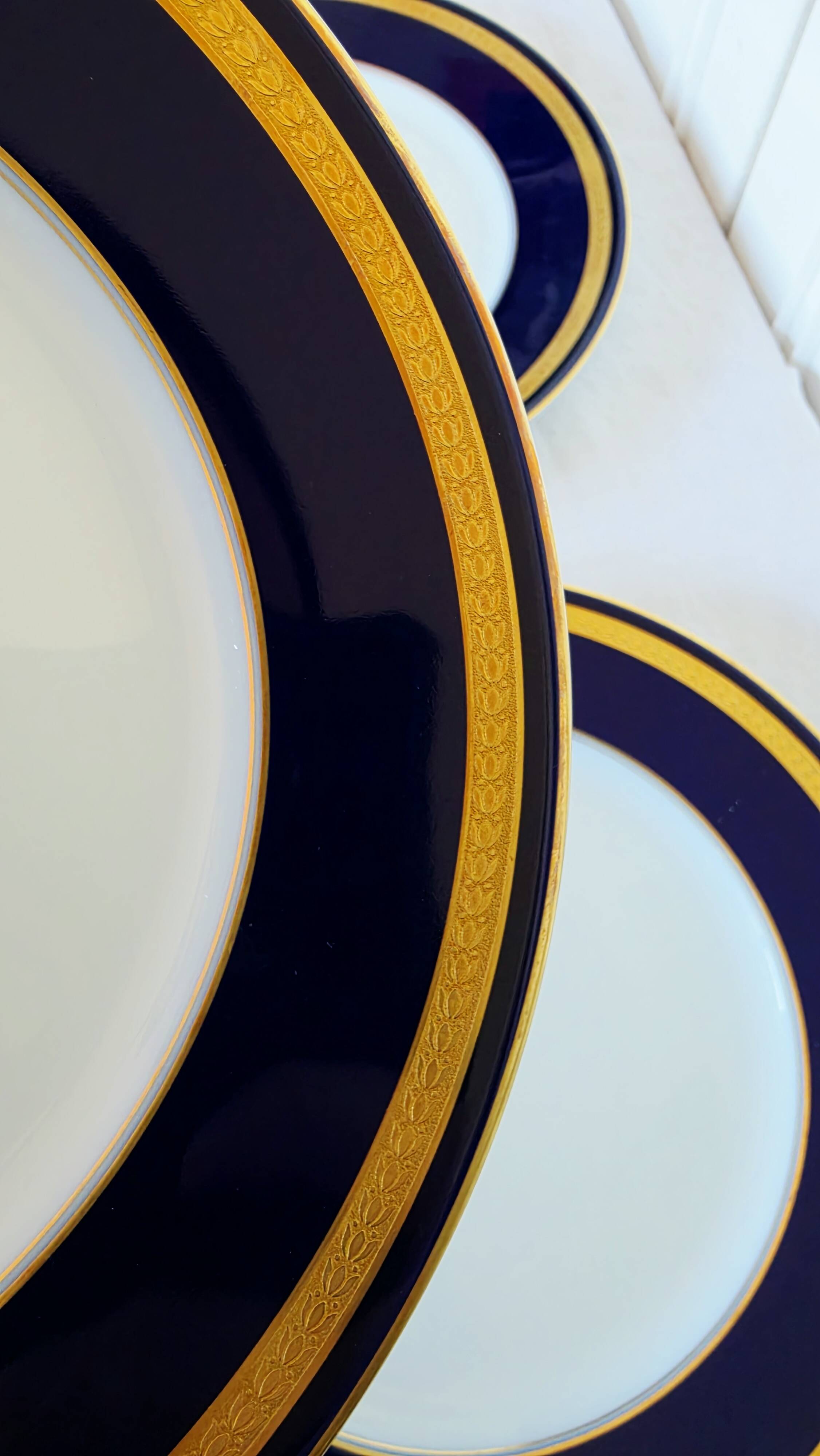 Service de 6 assiettes plates Rosenthal Classic Rose