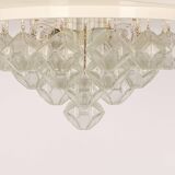 Plafonnier en verre pagode par Kalmar, Autriche, années 1960