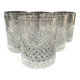 6 Verres à whisky cristal taillé