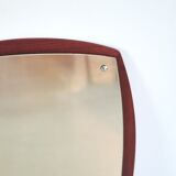 Teak wood mirror