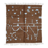 Moroccan Rug Brown Chocolate - 240 x 220 cm