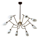 Stilnovo Style Vintage Chandelier from the 60s