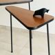 Paire de consoles hautes vintage