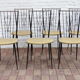 Set of 6 vintage chairs by Colette Gueden