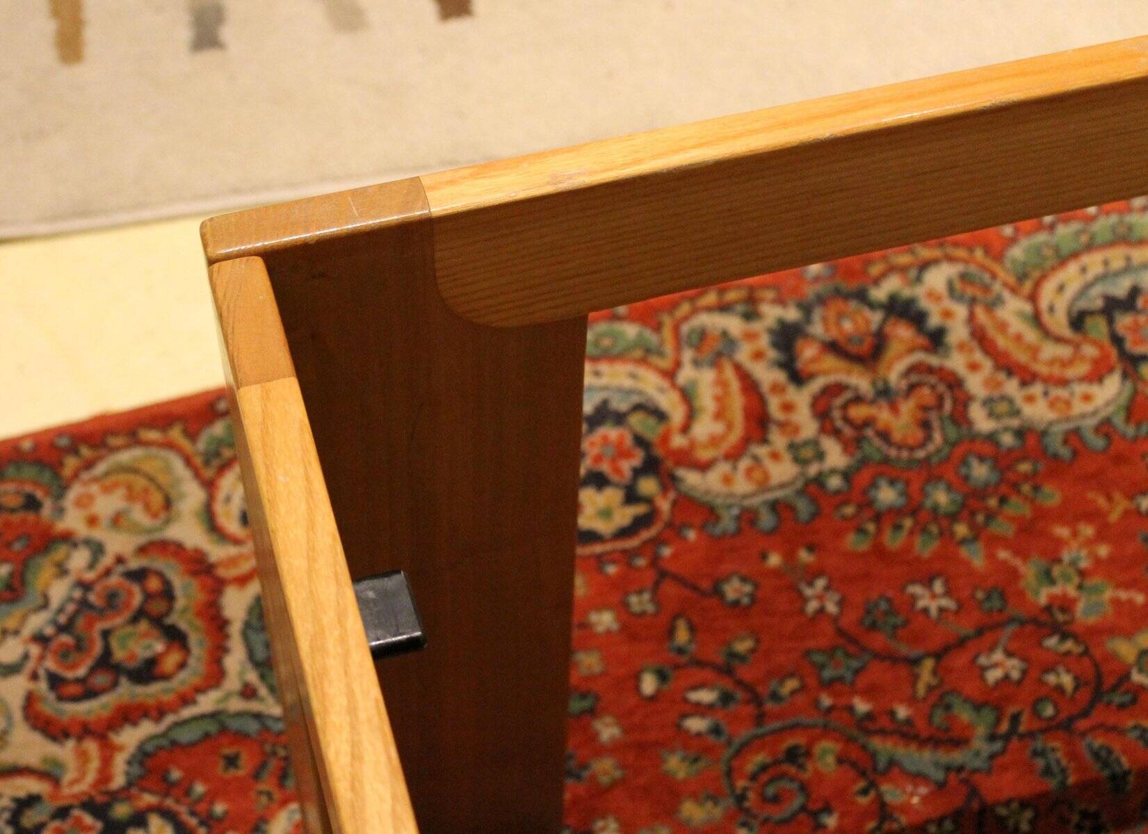 Mid-Century Modern Italian Square Light Wood Coffee Table by Piero Lissoni for Cassina, 1960s