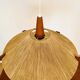 Suspension en sisal et teck par Temde